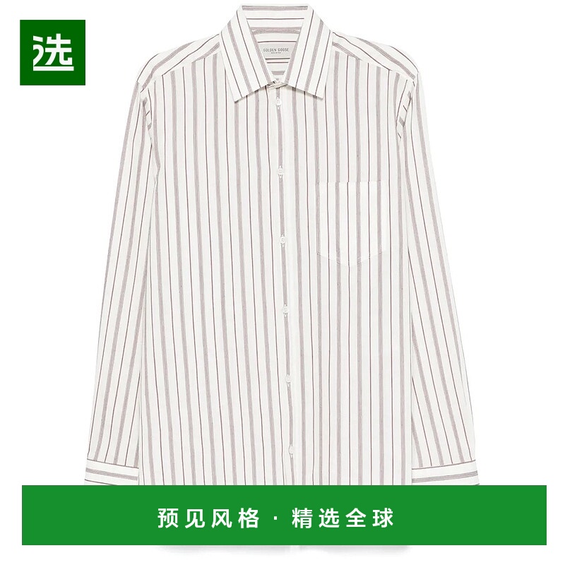 1h可退 香港直邮GOLDEN GOOSE 男士 长袖衬衫 GMP00246P001902