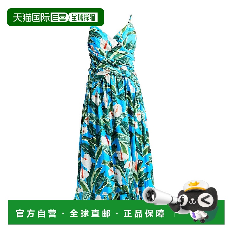 1h可退 香港直邮FARM RIO 女士 中长连衣裙 blue蓝色 舒适时尚