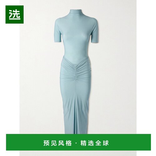 1h可退 香港直邮Alaïa 女士 垂坠紧身连衣裙 AA9R2726J050B