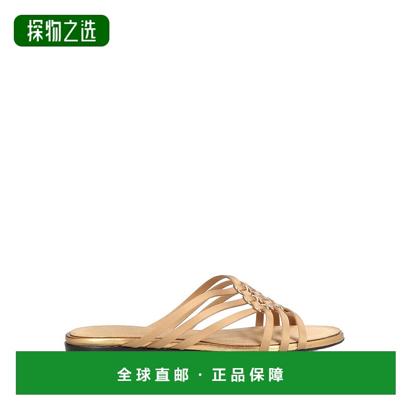 1h可退 香港直邮Armani 阿玛尼 女士 凉鞋 beige米色 舒适时尚