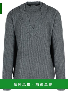 香港直邮LANEUS 男士针织衫 F5LAMAJP13310007 AW2025 灰色 Laneu