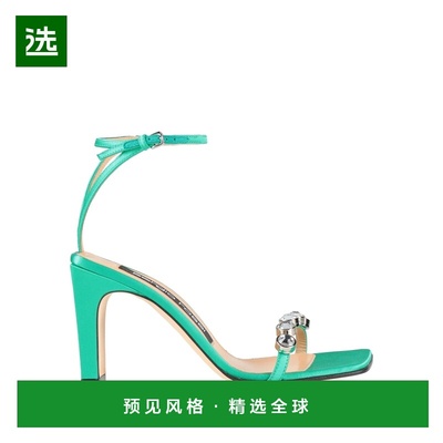 1h可退 香港直邮Sergio Rossi 塞乔·罗西 女士 凉鞋 green绿色