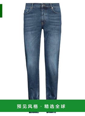 1h可退 香港直邮Iceberg 冰山 男士 牛仔长裤 blue蓝色 舒适时尚