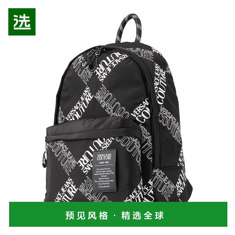 香港直邮Versace Jeans 范思哲 男士 背包 black黑色 舒适时尚