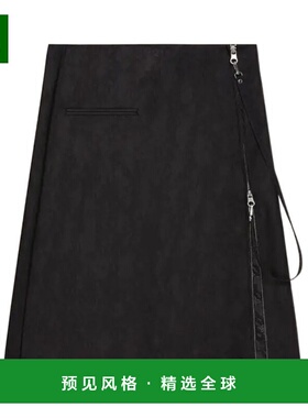 香港直邮Courreges 拉链半身裙A字裙包臀裙 325CJU306PA0135