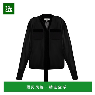 香港直邮FRAME 女士衬衫 WP26WBL0140BLK SS2026 黑色 Silk shirt