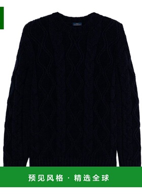 香港直邮PAUL&SHARK 男士卫衣 15311085050 AW2025 黑色 CABLE KN