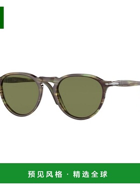 1h可退 香港直邮Persol 女士 徽标太阳镜 PO3286S11 green绿色 舒