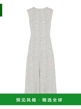 香港直邮Fendi 白色丝绸连衣裙 FDD301AUOL