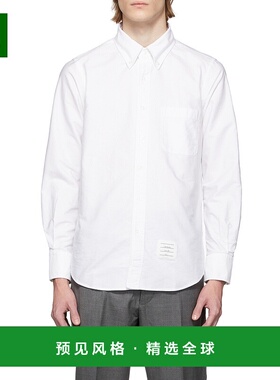 香港直邮Thom Browne 徽标长袖衬衫 MWL272A03634