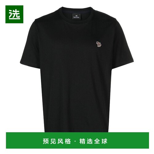 1h可退 香港直邮Paul Smith 男士 By and Polos T恤黑色T恤 M2R01