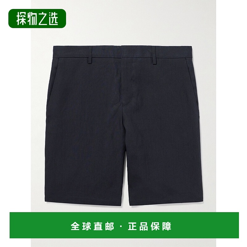 香港直邮Paul Smith 保罗·史密斯 男士 直筒亚麻百慕大短裤 M1R1