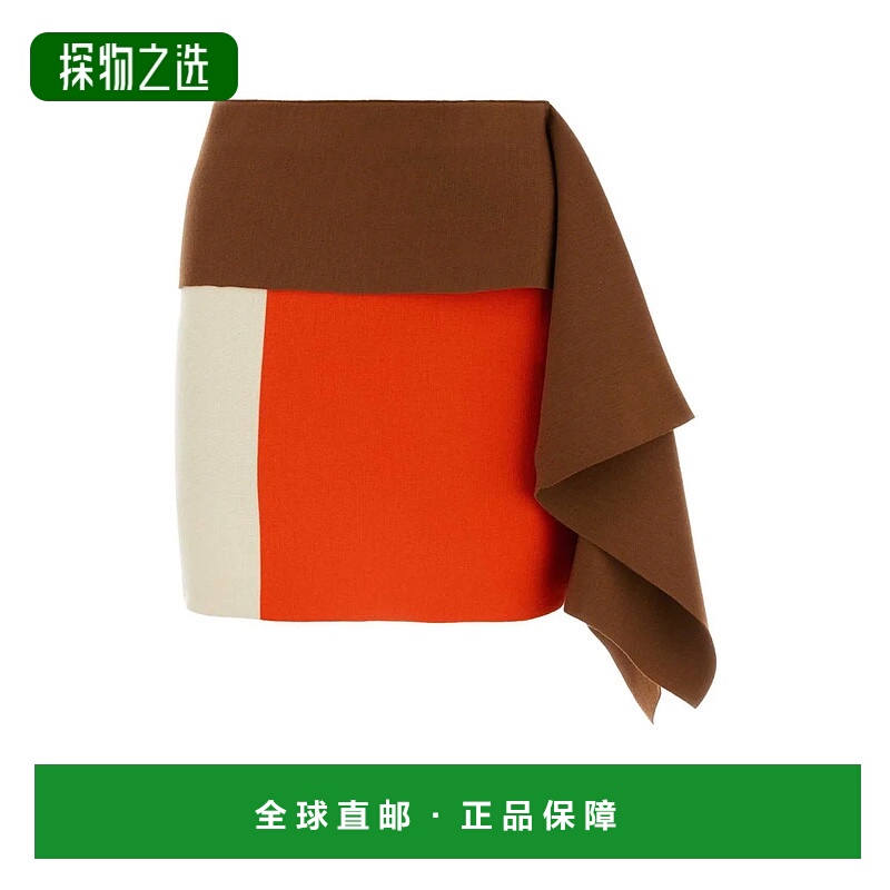 1h可退 欧洲直邮FENDI芬迪 女士半身裙 FZQ738ARV7F1P2C