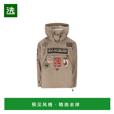 1h可退 香港直邮Napapijri 男士 夹克 NP0A88VNN1T1 beige米色 舒