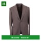 美国直邮 Caruso 1h可退 男装 棕色毛呢单排扣西装 夹克与裤