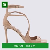 欧洲直邮JIMMY 细跟 AZIA95PATBALLETPINK凉鞋 CHOO 女士高跟鞋