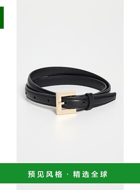 1h可退 香港直邮ANINE BING 女士 Niccola 皮带 ANINE31 black黑