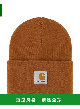 1h可退 香港直邮CARHARTT WIP 男士 橙色有机玻璃手表帽子 I02022