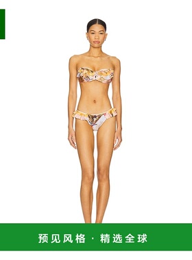 1h可退 香港直邮ZIMMERMANN 女士 Ascension 褶边比基尼套装 4632