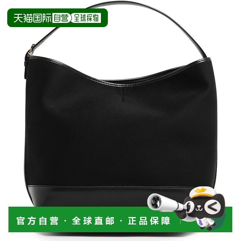 1h可退 香港直邮TOTÊME 女士 束带托特包 black黑色 舒适时尚