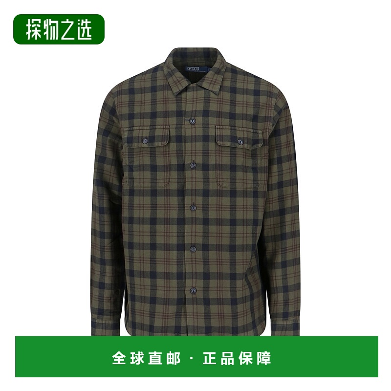 香港直邮Polo Ralph Lauren Polo 拉夫·劳伦 男士 長袖格紋襯衫