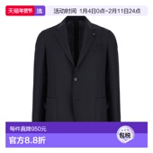 香港直邮Lardini 男士 深蓝聚酯混纺西装 1h可退 外套 CN6202ECN64