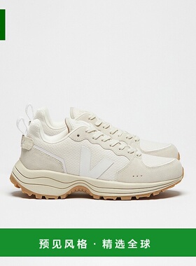 欧洲直邮VEJA Venturi II系列女士白色/碎石灰有机棉V标识运