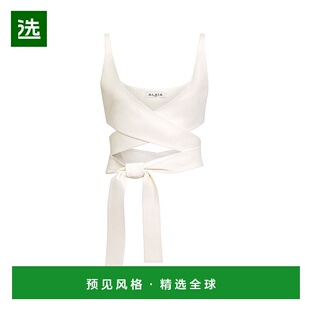1h可退 香港直邮AlaÏa 女士 ALAΪA 交叉式上衣 9H1263C228B性感