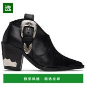 美国直邮 靴 Toga 黑色西式 1h可退 时装 Pulla 踝靴 242492F113