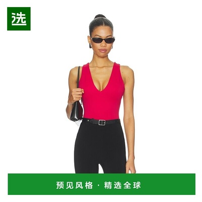 1h可退 香港直邮GOOD AMERICAN 女士 Sculpting 深V领连体衣 GB03