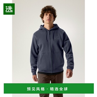 欧洲直邮Arc'teryx 始祖鸟 EMBLEM HOODY 全开襟拉链抓绒连帽衫