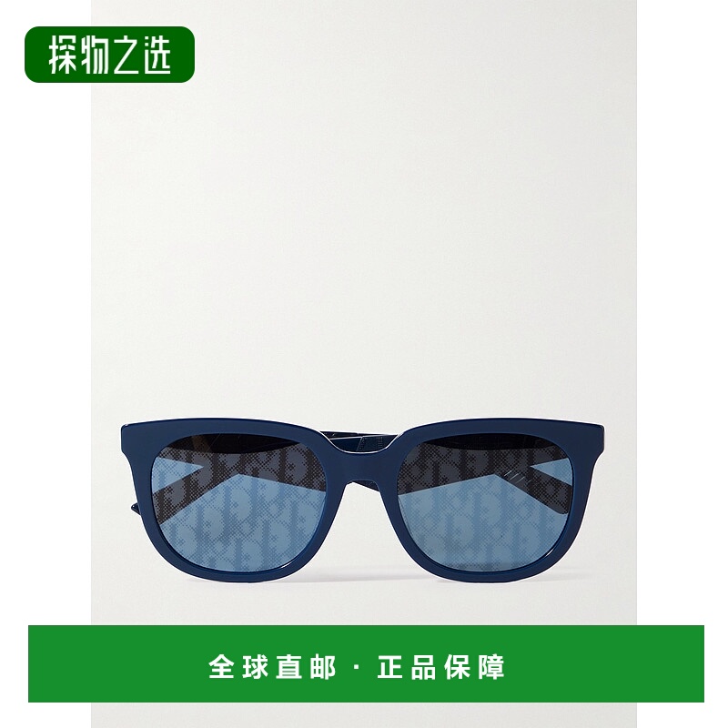 香港直邮DIOR 迪奥 男士 B27 S3F D形框Logo装饰醋纤太阳眼镜 DM4