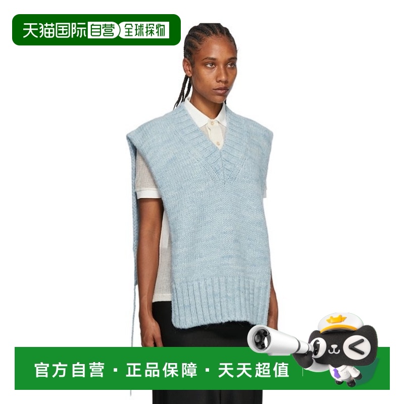 香港直邮Maison Margiela V领无袖针织套衫 SI0TH0001S17802