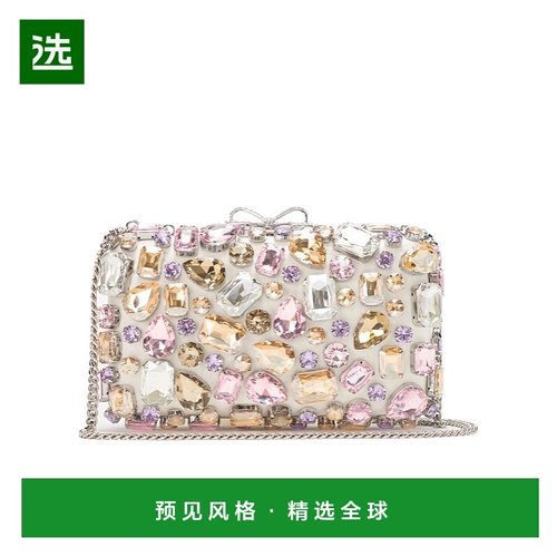 香港直邮Self-Portrait 多色水晶装饰手拿包 RS26305A