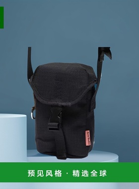 韩国直邮Acne Studios C10167 900 交叉包 尼龙纸感材质 牛皮饰边