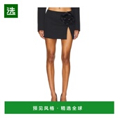 1h可退 PF24AWSK0020FA01 花朵开叉迷你半身裙 香港直邮AREA 女士