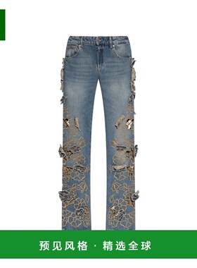 香港直邮BLUMARINE 女士牛仔裤 A544J113A0C6F18 AW2025 蓝色