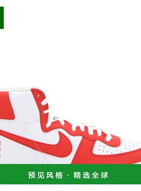 1h可退 香港直邮comme Des Garçons 男士 白色红色皮质运动鞋 PKK