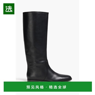 1h可退 香港直邮Sergio Rossi 塞乔·罗西 女士 皮质及膝靴子 A59