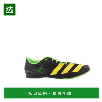 欧洲直邮Adidas阿迪达斯 DISTANCESTAR 男女通用黑色/黄色网