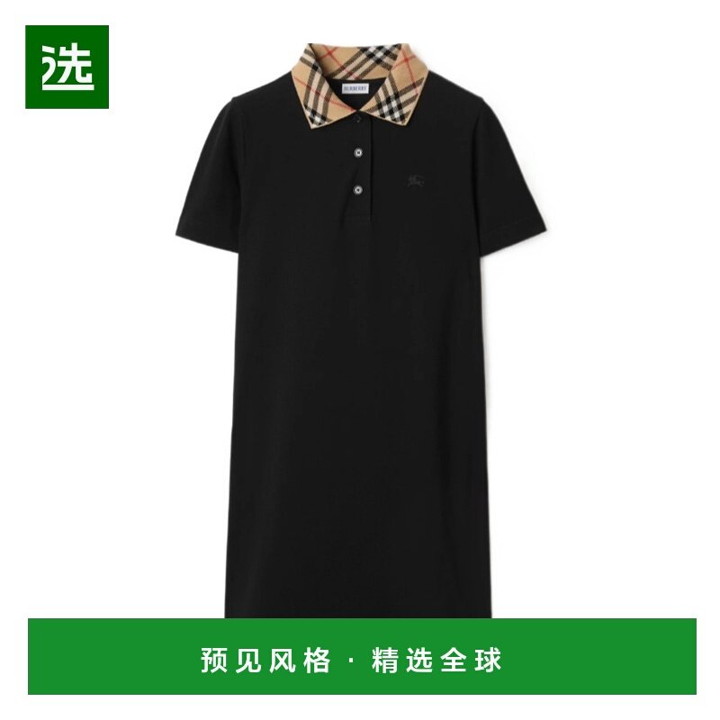 香港直邮BURBERRY 女士POLO衫 81220911 SS2026 花色 格纹领Polo,女装/女士精品,POLO衫,淘宝优惠券,粉丝福利购,淘宝优惠卷