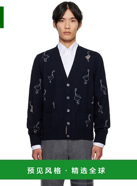 1h可退 香港直邮Thom Browne 汤姆·布朗 男士 海军蓝 Geese Inta