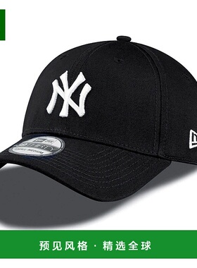 欧洲直邮NEW ERA 39THIRTY系列 男女通用黑色涤纶时尚棒球帽帽子