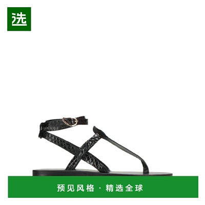 1h可退 香港直邮Ancient Greek Sandals 女士 人字拖 black黑色
