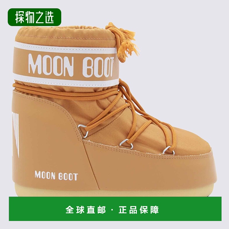 香港直邮moon boot 月亮靴 男士 Moon 白兰地色靴子 80D1409340M0