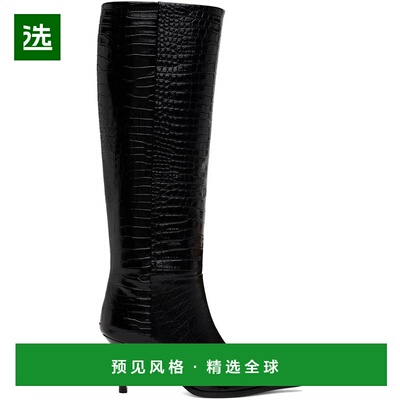 1h可退 【美国直邮】Aeyde 黑色 Tula 真皮高筒靴 女鞋 时装靴 24