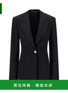 1h可退 香港直邮The Attico 女士 黑色羊毛西装外套 241WCG61100