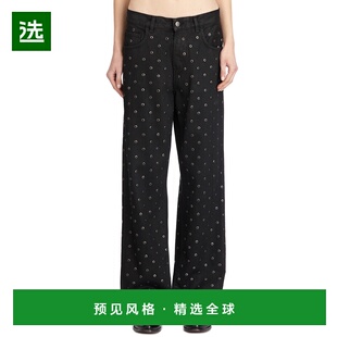 1h可退 香港直邮Haikure 女士 BONNIE 炭灰色水洗牛仔长裤 LHEW03