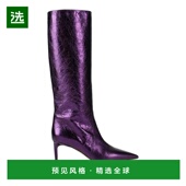 purple紫色 1h可退 舒适时 女士 靴子 香港直邮BETTINA VERMILLON