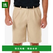 型弹力褶皱 男士 美国直邮 1h可退 PRO® Haggar 版 Cool 经典